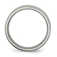 thumbnail image 4 of Auriga Fine Jewelry Titanium Concave 6mm Beveled Edge Band for Men Size 7.5, 4 of 6