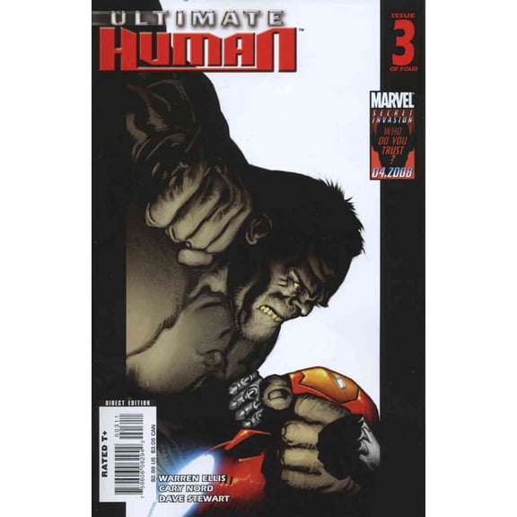 Ultimate Human #3 VF ; Marvel Comic Book