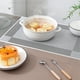 thumbnail image 3 of Yuarrent Mantel Individual tejido de 2 piezas para de comedor de Hotel, cojín de PVC, marco de estilo europeo, posavasos de disco, mantel Cocina y Comedor Marrón, 3 of 6
