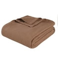 thumbnail image 2 of Superior Metro Chevron Zig-Zag All-Season Cotton Blanket, Throw (Non-Standard), Taupe, 2 of 13