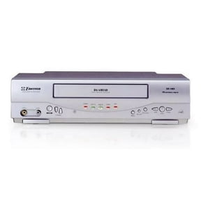 Pre-Owned Emerson EWV404 Mono VHS VCR w/ Original Remote, Manual, A/V Cables, & HDMI Converter