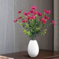 thumbnail image 4 of Artificial Violet Flowers with Grass Stems - Realistic Silk & Plastic Spring Décor for Wedding Centerpieces, Wall Wreaths, and All-Season Home Accents (Hypoallergenic, UV-Resistant), 4 of 6