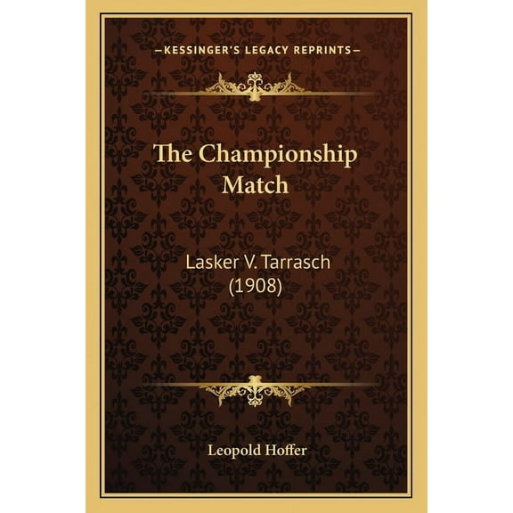 The Championship Match (Paperback)