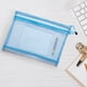thumbnail image 1 of Estuche transparente de malla de doble capa con cremallera, de nailon y metal | Organizador de dos compartimentos para bolígrafos, exámenes, papelería, material escolar y de oficina., 1 of 4