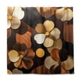 thumbnail image 2 of Yayeee Shower Curtain with Hooks 72"x72" Waterproof Fabric Bathroom Hanging Decor, Gold Flower, 2 of 5