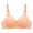 Orange, variant on Double Support Wireless Lace Bra Full Coverage Comfortable Wirefree Tagless Seamless Everyday Wear Soft Breathable Underwear