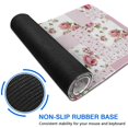 thumbnail image 6 of Long Mouse Pads for Desk,Pioneer Flower Floral Print Pattern Desk Mats on Top Of Desks, Desk Mouse Pad Extra Large with 3mm Non-Slip Base and Stitched Edge for Gaming,Office,Work,Home 35.4"x15.7", 6 of 6
