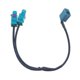 thumbnail image 4 of Dual-male Fakra Y-splitter To Female Fakra Antenna Adapter Cable Radio Fm Antenna Conversion Line Converter For Car Vehicles G, 4 of 4