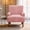 Pink, variant on HSUNNS Accent Chair, Living Room Chair with Sturdy Solid Wood Legs and Soft Wale Corduroy, Single Comfort Lounge Chair Reading Chair for Bedroom, Office, Sunroom, Ergonomic Backrest, Beige