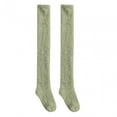 thumbnail image 5 of yuksok Thigh High Socks Leg Warmers Winter Warm Costume Sleeping Socks Foot Wrap Boot Stockings over Knee Socks for Home Living Room Green, 5 of 9