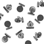 Heavy Duty Mini Silver Refrigerator Magnet Hook Clips for Photo Displays (8 Pack) by Super Z Outlet
