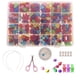 thumbnail image 3 of 590 piezas de acrílico, joyería DIY, creativo, hallazgo de joyería para niños, collar, pendientes, fabricación de pulseras mayimx Cuentas de bricolaje Set Craft, 3 of 9