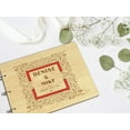 thumbnail image 6 of Darling Souvenir Personalized Engraved Laser Cut Wedding Guest Book Wooden Cover Sign-in Book Registry Guestbook Scrapbook-CD, 6 of 7