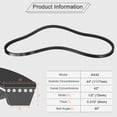 thumbnail image 2 of 4Pack AX42 EPDM V-Belt, Raw Edge Cogged V Belt, 44" Outer Circumference, 2 of 5