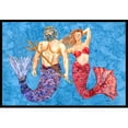 thumbnail image 1 of Carolines Treasures 8801JMAT Tapis Intérieur Ou Extérieur 24 x 36 Po. Mermaid et Merman, 1 of 1