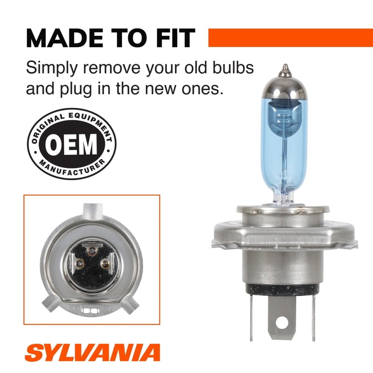 Sylvania, Headlight Bulb, 9003 SilverStar zXe Gold, White Light
