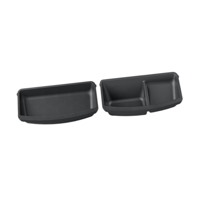 2 cajas almacenamiento para debajo del asiento del coche, gran capacidad, fácil instalación, versátiles, con cajones, accesorios interiores para el Frente