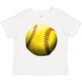 thumbnail image 3 of Inktastic Yellow Softball Boys or Girls Toddler T-Shirt, 3 of 5