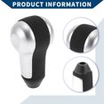 thumbnail image 4 of Pomo de cambio de marchas automático Unique Bargains para Nissan X-Trail 2007-2013, plástico de cuero sintético, 4 of 6