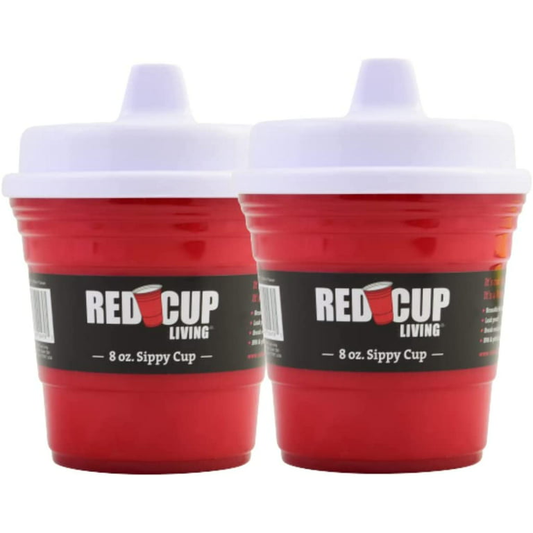Red Cup 8 oz Sippy Cup