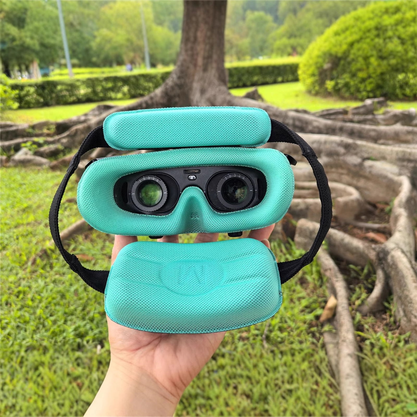 Silicone Foam Pad Sponge Eye Pad Face Mask For Goggles 3 Lens Protective Cover Dustproof Face Cover Replacement Part