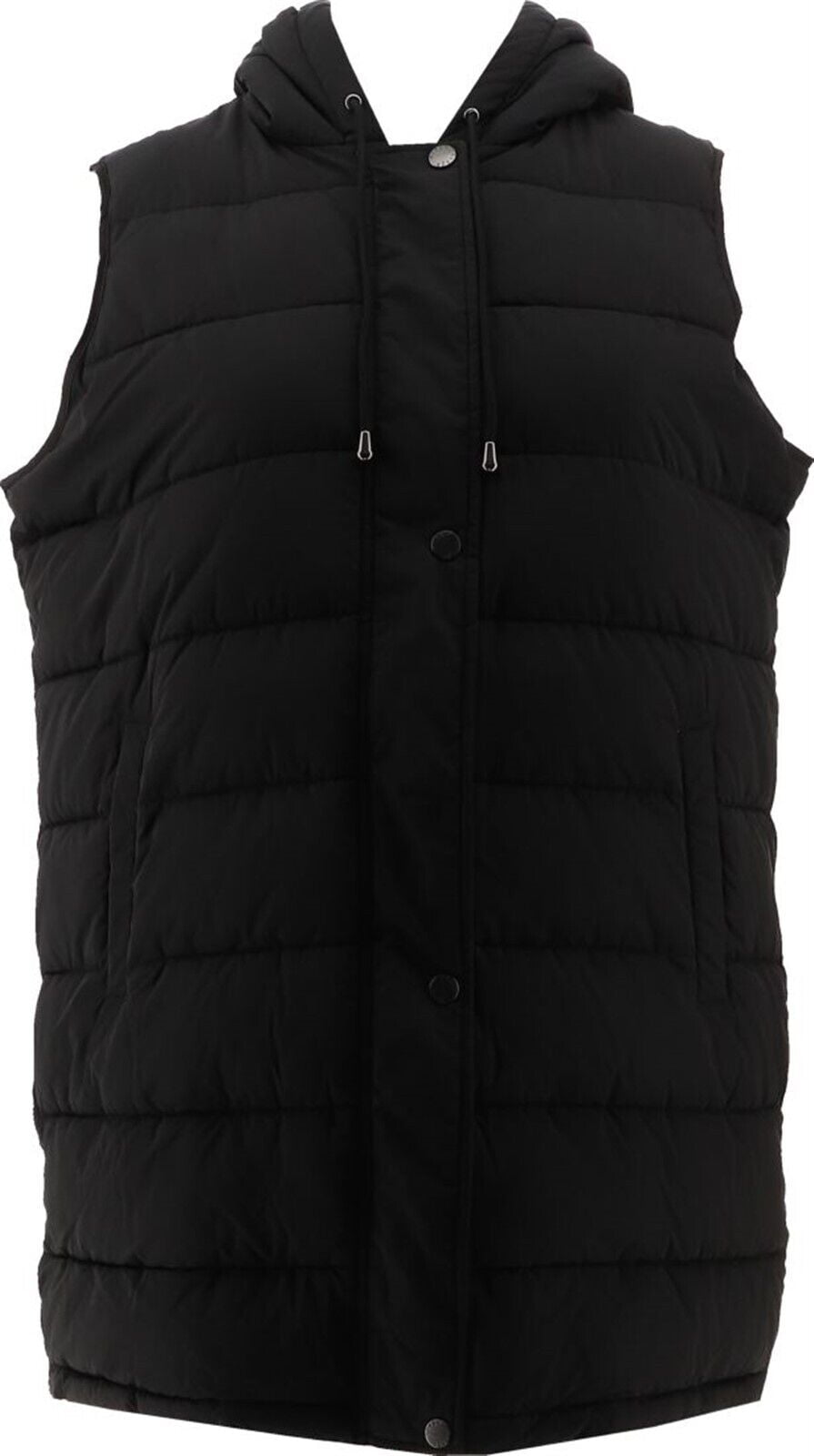 Nuage Zip Front Hooded Long Puffer Vest Women's A457439 - Walmart.com