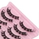thumbnail image 3 of 10 Pairs DD Curl False Eyelashes Extensions Lightweight Comfortable Soft Makeup Type B, 3 of 4