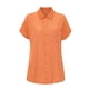 thumbnail image 1 of Camisas con cuello en V y botones para mujer, blusa de manga larga, manga enrollable, camisetas informales lisas con bolsillos, 1 of 8
