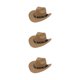 thumbnail image 1 of Jumpingount Fieltro Retro Estilo Occidental De Lana Sintética Para Fiestas Sombrero Occidental Jazzs Estilo Country Para Fechas Estilo Caballero Type1 NO1, 1 of 1