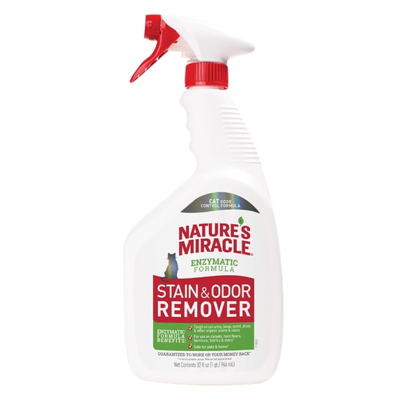 Quitamanchas y olores Nature's Miracle Cat en aerosol, 946 ml