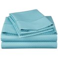 thumbnail image 7 of Superior Cotton Blend Checkered Sheet Set, Twin XL, Burgundy, 7 of 7