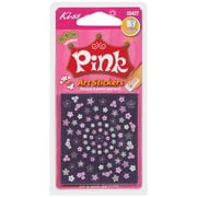 Pink: Flowers Art Stickers, 1 ct