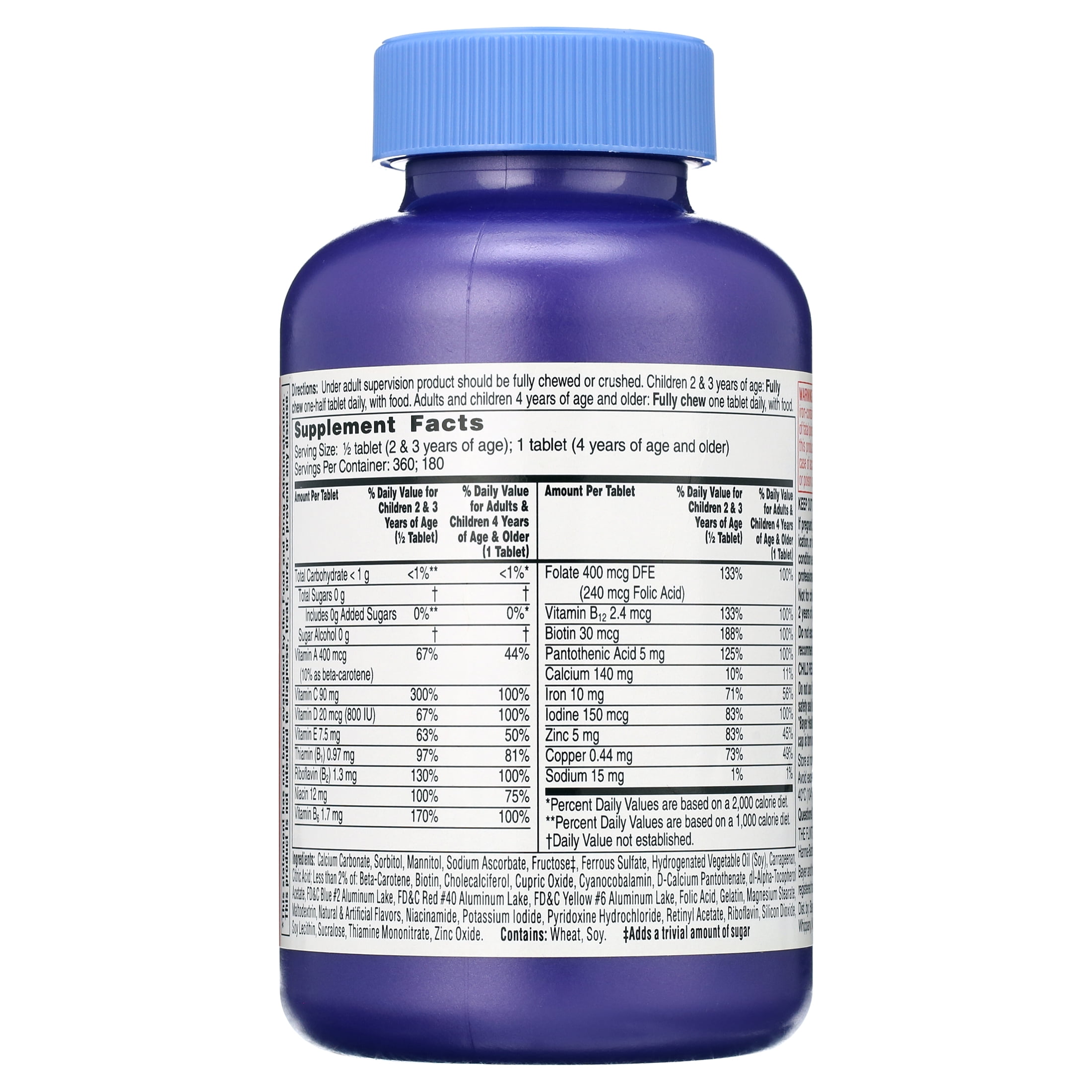 FLINTSTONES Complete Chewable Tablets 180ct.