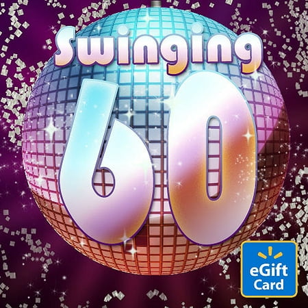 60th Birthday Walmart eGift Card