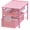Pink, variant on Stackable Cabinet Basket Drawer Organizer, Bronze Finish, Space Saving Kitchen Storage Solution, Metal Wire Basket for Pantry, Closet and Office Organization