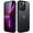 Black, variant on JETech Matte Case for iPhone 13 Pro Max 6.7-Inch, Shockproof Military Grade Drop Protection, Frosted Translucent Back Phone Cover, Anti-Fingerprint (Black)
