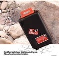thumbnail image 4 of Camera Battery Memory Card Case, Memory Card Hard Protector Case Professional Water-Resistant Anti-Shock Camera Battery Storage Box for 2 Camera Batteries 4 SD Cards 2 XQD Cards or 2 CF Cards O, 4 of 5