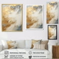 thumbnail image 4 of Designart "Subdued Snow Blossoms I" Abstract Shapes Floater Framed Wall Decor, 4 of 5