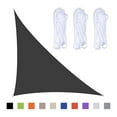 thumbnail image 1 of Triangle Sun Shade Sail Canopy Awning Cloth - UV Blockage, Water & Air Permeable, Outdoor Patio Garden Backyard, 1 of 6