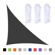 Triangle Sun Shade Sail Canopy Awning Cloth - UV Blockage, Water & Air Permeable, Outdoor Patio Garden Backyard