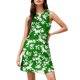 thumbnail image 1 of WILLBEST Vestido Midi De Verano Para Mujer, Informal, Estampado, Moda De Playa, Elegante, Flotante, Largo Medio, Cuello Redondo, Sin Mangas, 1 of 3