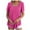 Hot Pink, variant on gakvbuo Plus Size Summer Tops For Women Dressy Square Neck Puff Sleeve Short Sleeve Solid Color Blouses T-Shirt Tunic Top For Leggings