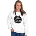 thumbnail image 4 of Who Cares Pretty Inspiring Sarcastic Women Plus Size Crewneck Sweatshirt Brisco Brands 3X, 4 of 5