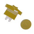 thumbnail image 4 of Marcador de golf de aleación de alta calidad con accesorios de golf con clip para sombrero - Golf divertido Amarillo Zulema Marcador de pelota de golf, 4 of 5