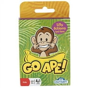 Go Ape! Travel Card Game for Kids - Twist on Go Fish - Act Out Monkey Picture on Card - Ages 4 and Up