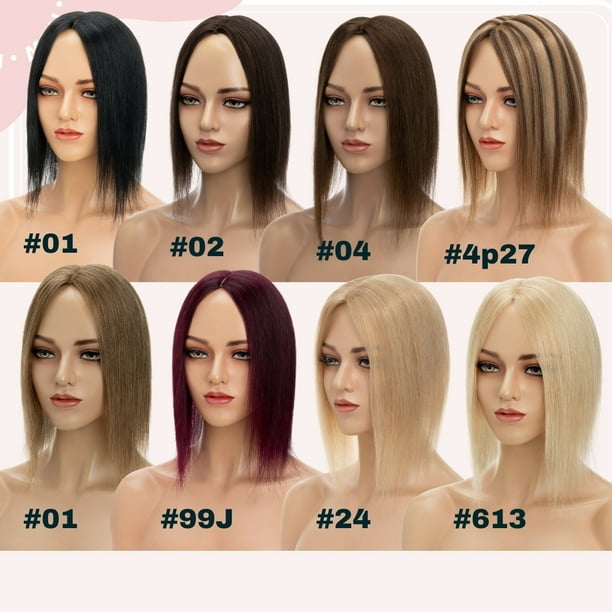 Human Hair Clip-In Extensions for Thinning Hair, 18 Inch, 4 Pieces Human Hair Clip-In Extensions for Thinning Hair, 18 Inch, 4  main image 4