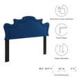 thumbnail image 6 of Modway Evangeline Performance Velvet King/California King Headboard in Navy, 6 of 9