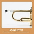 thumbnail image 3 of Miangastore Trumpet Part Silver 1Set 3.3x1.0in Comfortable to Use, 3 of 9