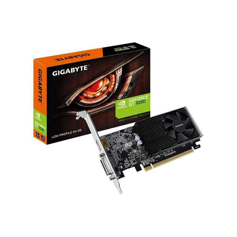 Gigabyte GeForce GT 1030 2GB Low-Profile GPU Video Graphics Card Gigabyte GeForce GT 1030 2GB Low-Profile GPU Video Graphics Card