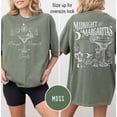 thumbnail image 4 of Double-Sided Midnight Margaritas Shirt, Witchy Halloween Movie Tee, Vintage Cocktail Graphic T-Shirt, Spooky Season Party Gift, 4 of 8